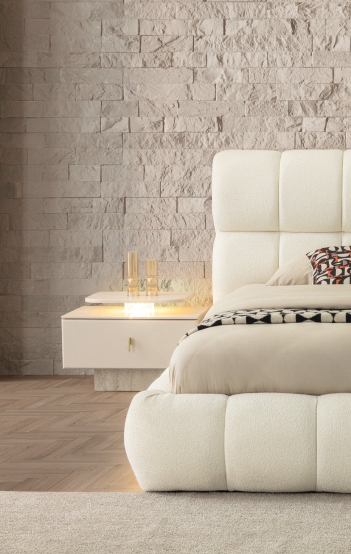 Marble Bedside Table