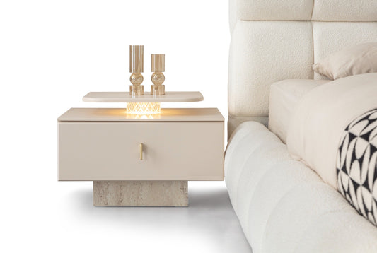 Marble Bedside Table