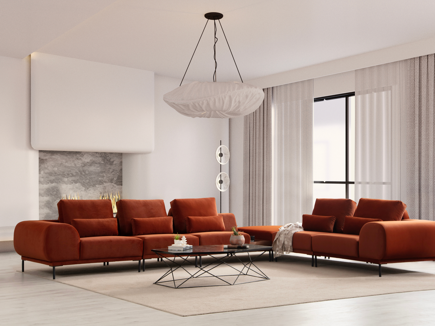 Calyx Sofa Set