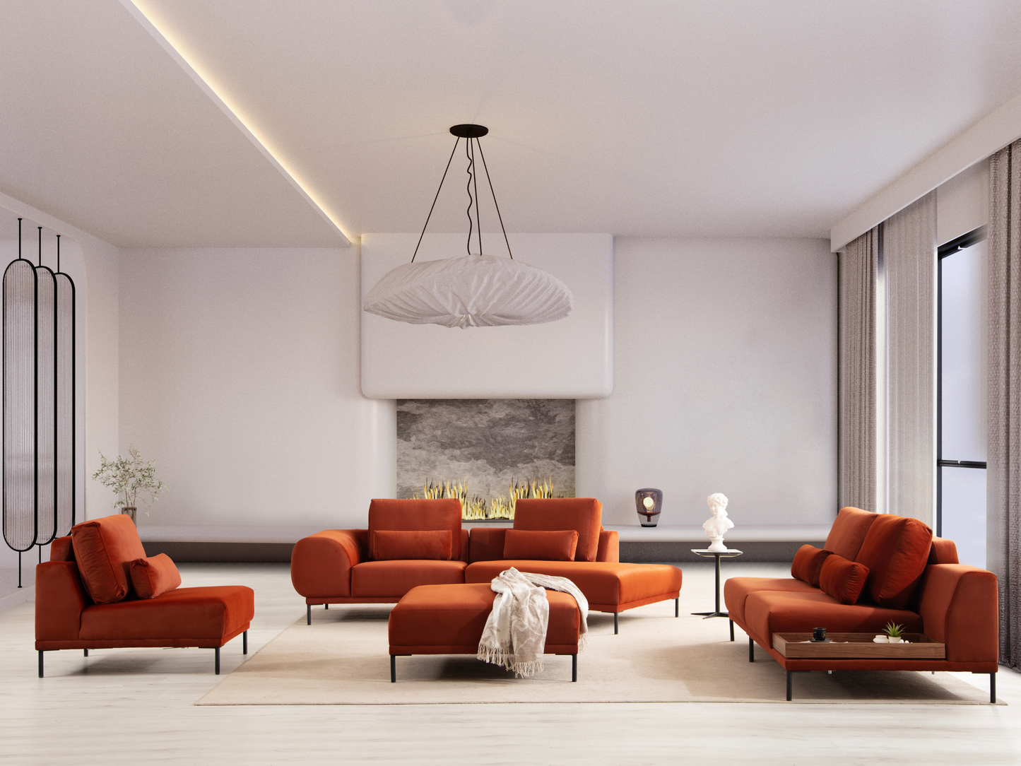 Calyx Sofa Set
