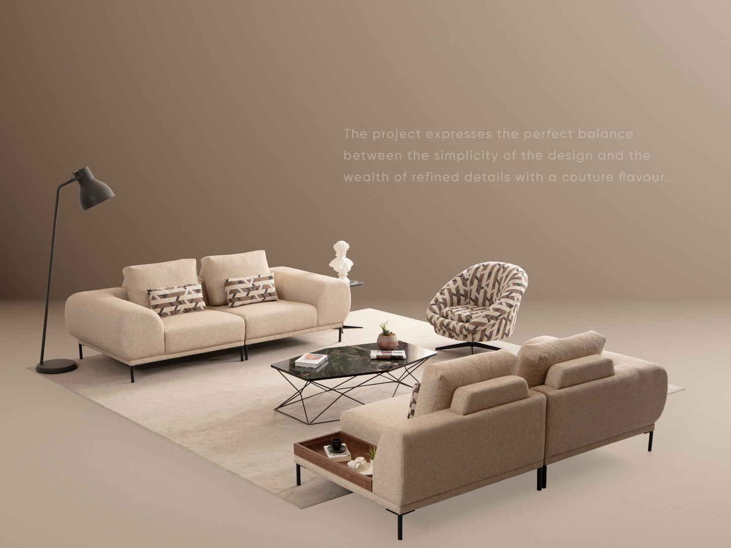 Calyx Sofa Set