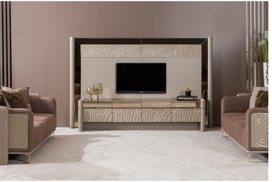 Hera Gold TV Unit
