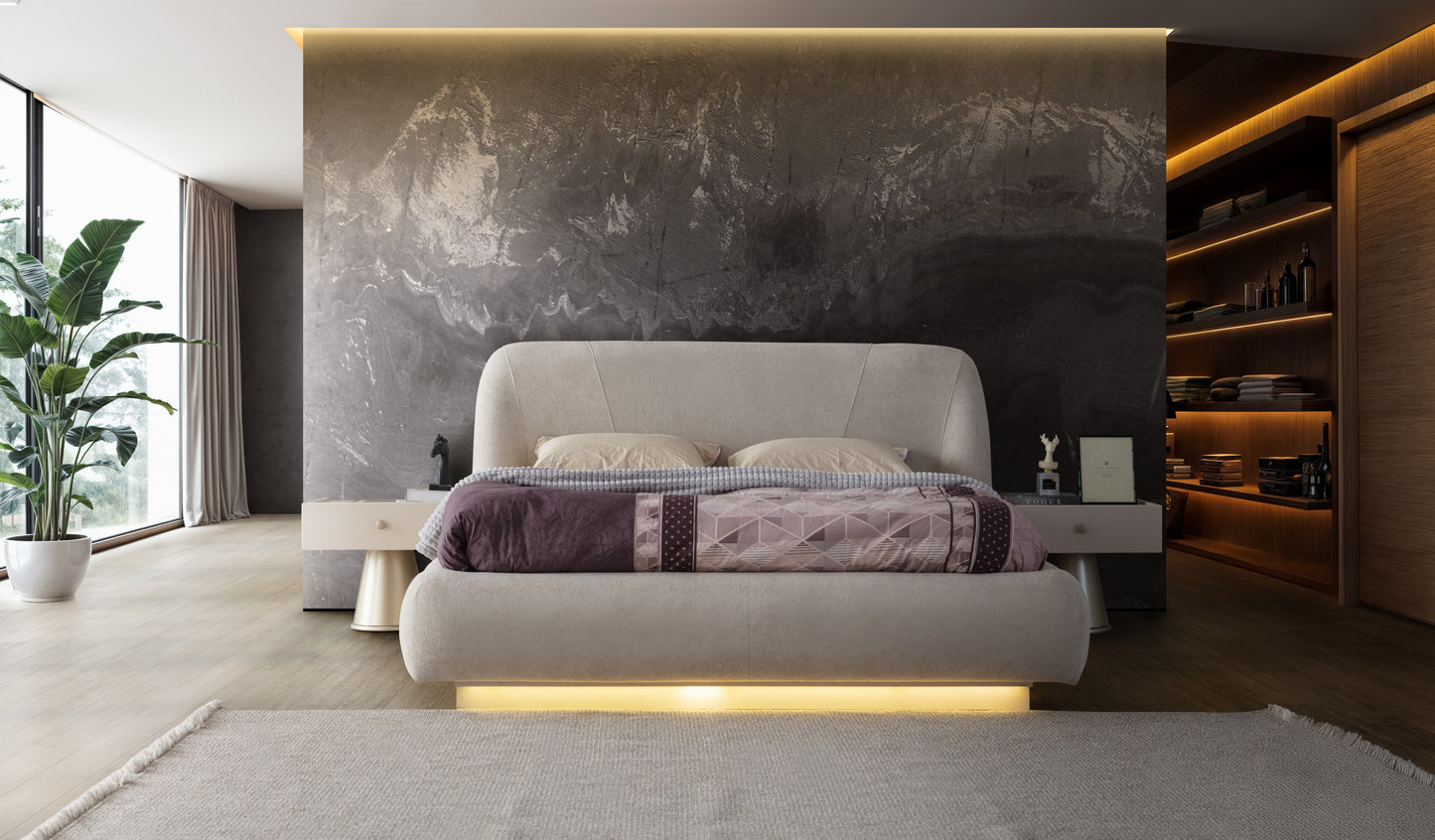 Dolje Wireless Charging Bedside Table