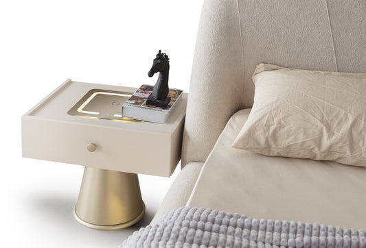 Dolje Wireless Charging Bedside Table