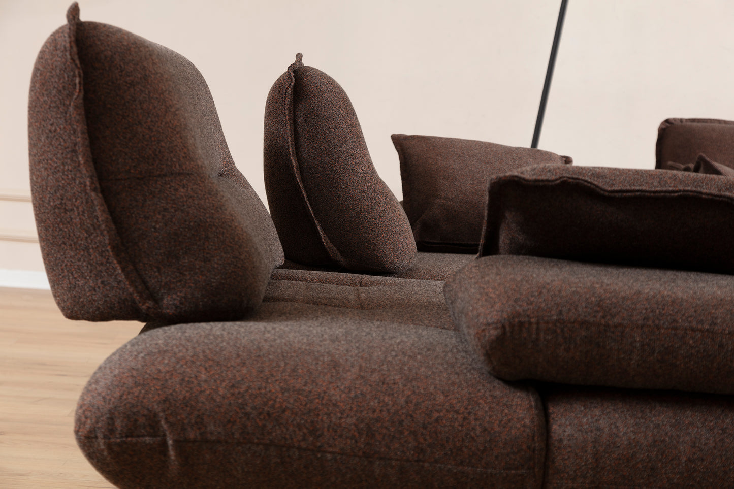 Gradyan Brown Sofa Set