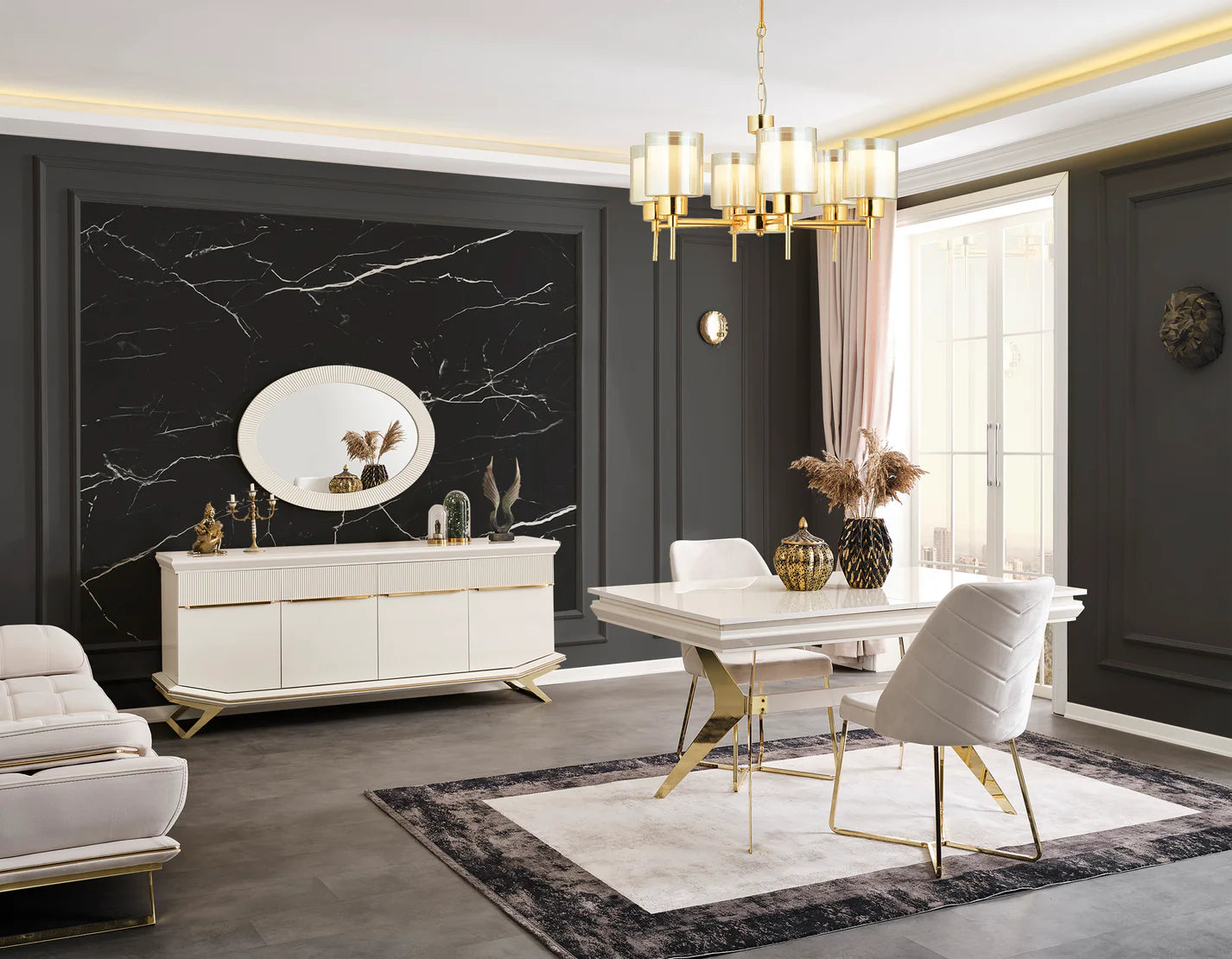 Angel Gold Dining Table