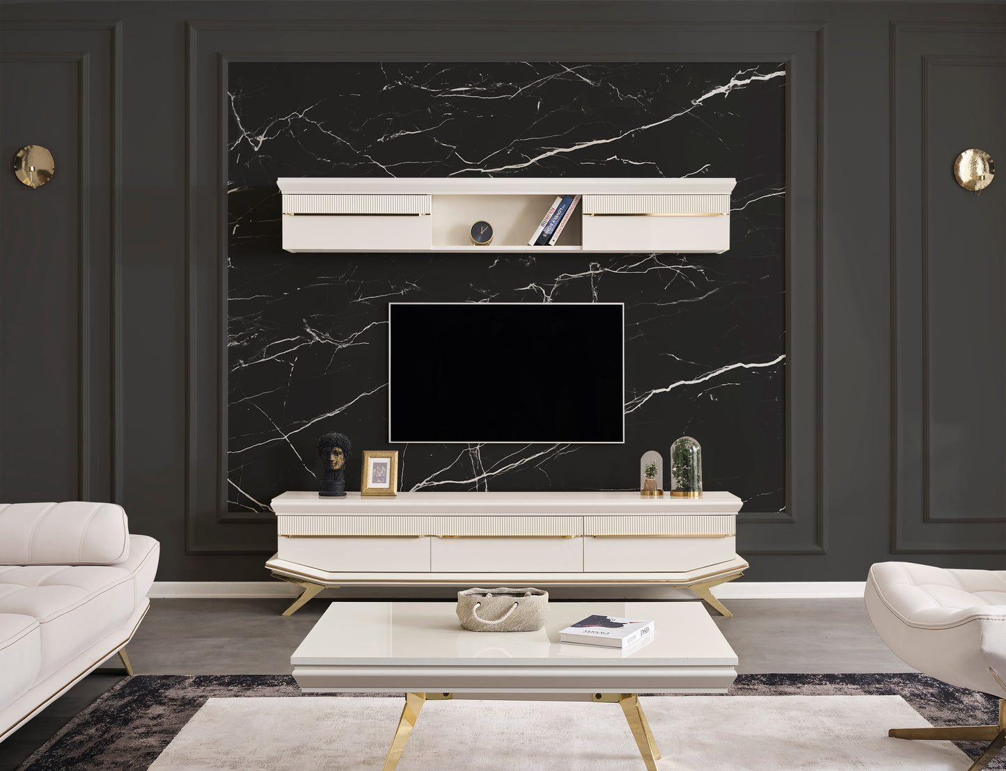 Angel Gold TV Unit